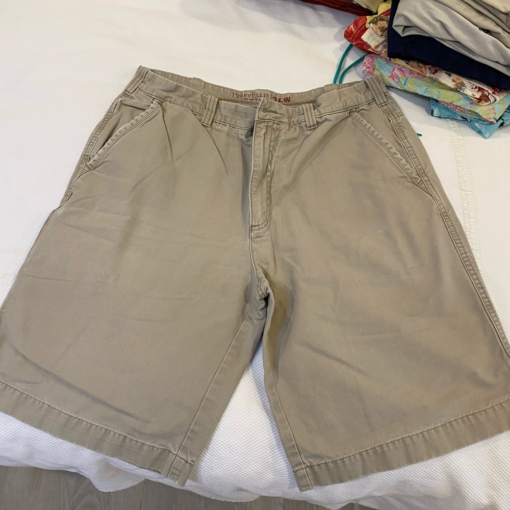 Perry Ellis Tan Shorts 36